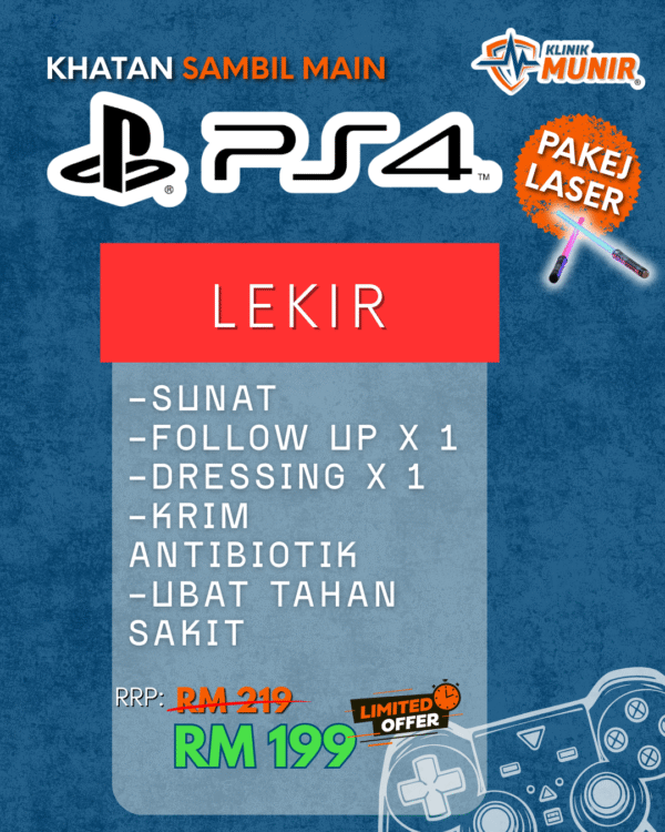 Khatan Laser Pakej Lekir