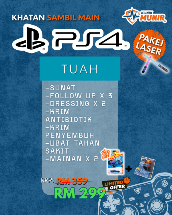 Khatan Laser Pakej Tuah