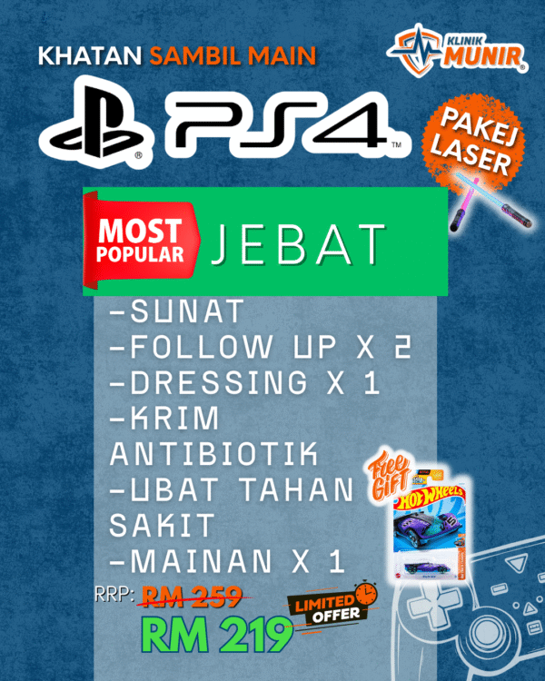 Khatan Laser Pakej Jebat